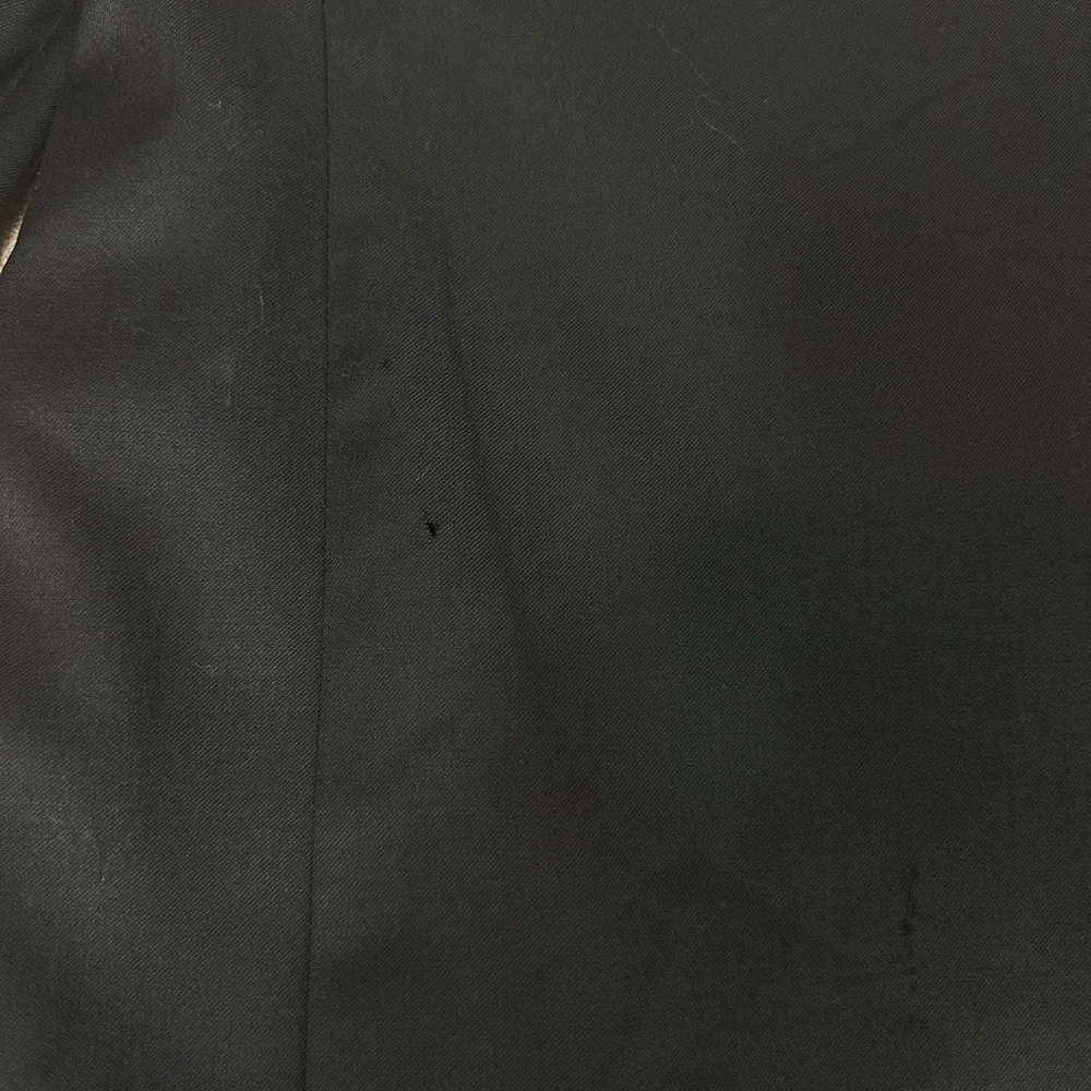 Yves Saint‎ Laurent Worsted Wool Blazer Sport Coat Mens 42R Black Union Made CA